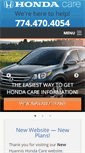 Mobile Screenshot of hyannishondacare.com